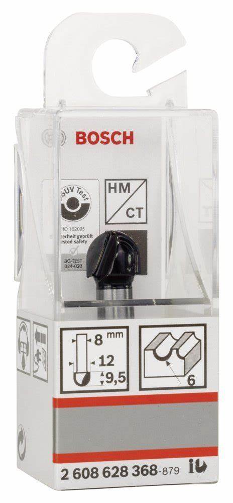 SDW Yarımay Freze Ucu 8*12*40*6 mm