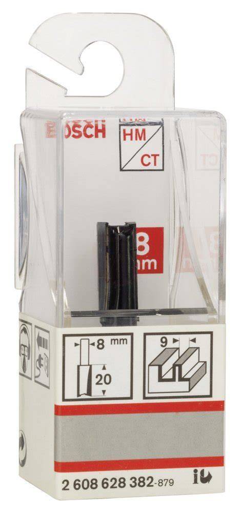 SDW ÇiFT OLUKLU DÜZ FREZE UCU 8*9*51 MM