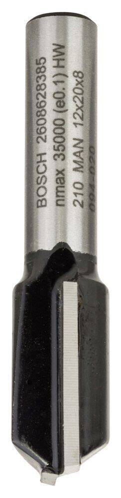 SDW ÇiFT OLUKLU DÜZ FREZE UCU 8*12*51MM