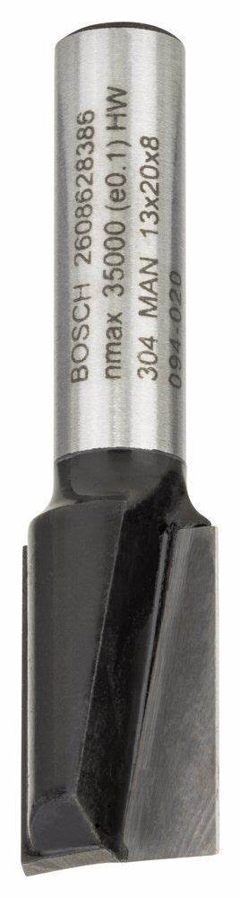 SDW ÇiFT OLUKLU DÜZ FREZE UCU 8*13*51MM