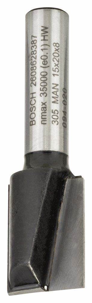 SDW ÇiFT OLUKLU DÜZ FREZE UCU 8*15*51MM
