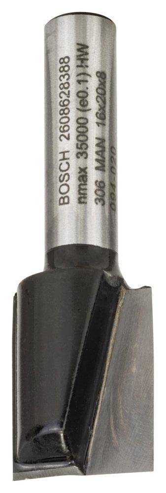SDW ÇiFT OLUKLU DÜZ FREZE UCU 8*16*51MM