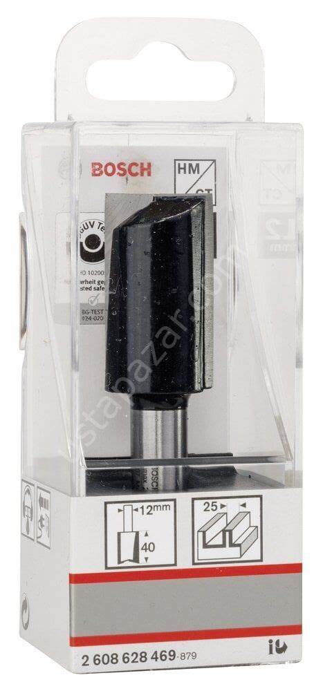 SDW ÇiFT OLUKLU DÜZ FREZE UCU 12*25*81MM