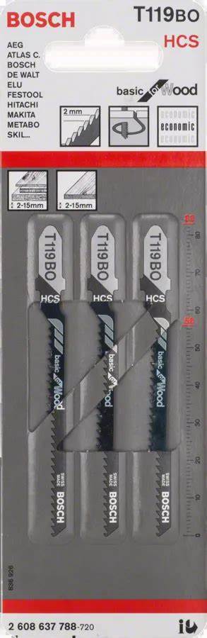 DEKUPAJ BIÇAĞI BASiCFORWOOD T119BO 100LÜ