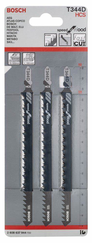 Dekupaj Bıçağı SpeedforWood T344D 3lü
