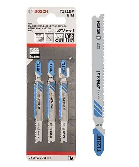 Dekupaj Bıçağı SpeedforMetal T121BF 3lü