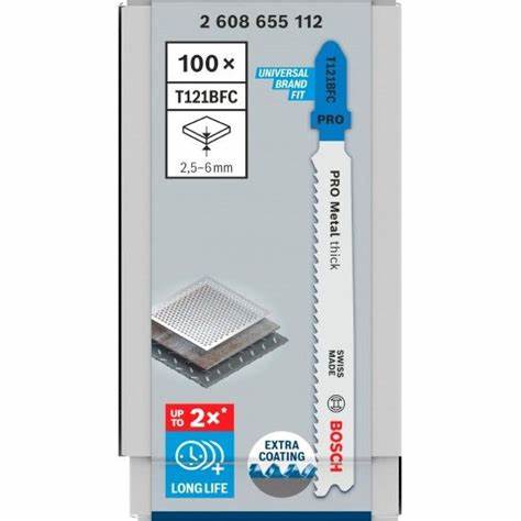 PRO METALTHiCK T121BFC DEKUPAJ BIÇ.100LÜ