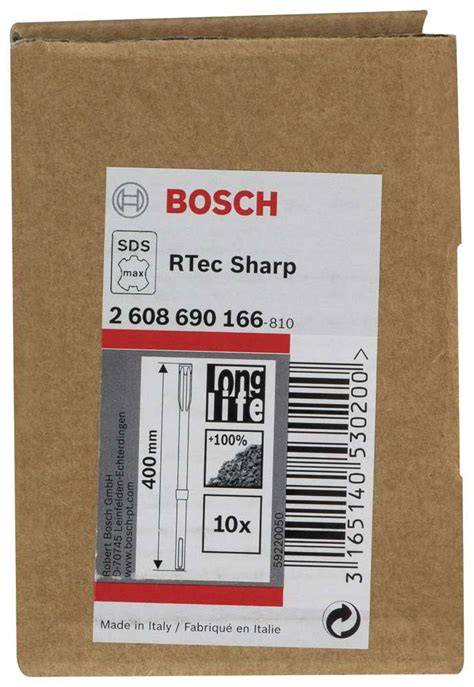 SDS-MAX LL RTEC YASSI KESKi 400*25MM10LU