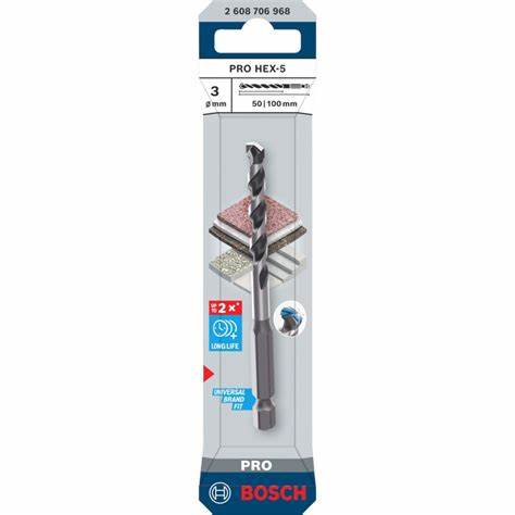 Matkap Ucu HEX-5 3x100