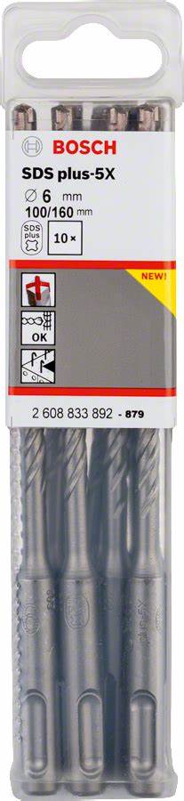 SDS-PLUS-5X K-DELiCi UCU 6*160 MM 10LU