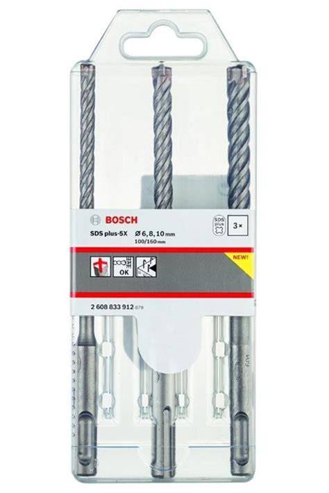 SDS-PLUS-5X K-DELiCi UÇ 3LÜ SET Ø6-10