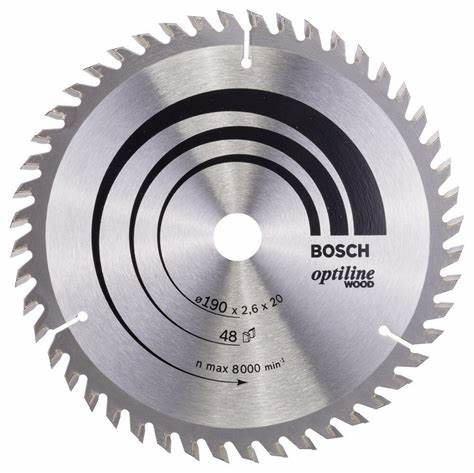 DAiRE TESTERE BiÇAĞi ST WO B 190X20 T48