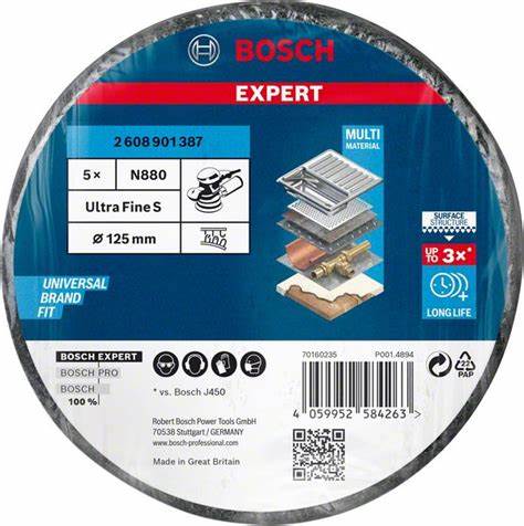 EXPERT N880 KEÇE DiSK 125MM 800K 5Li