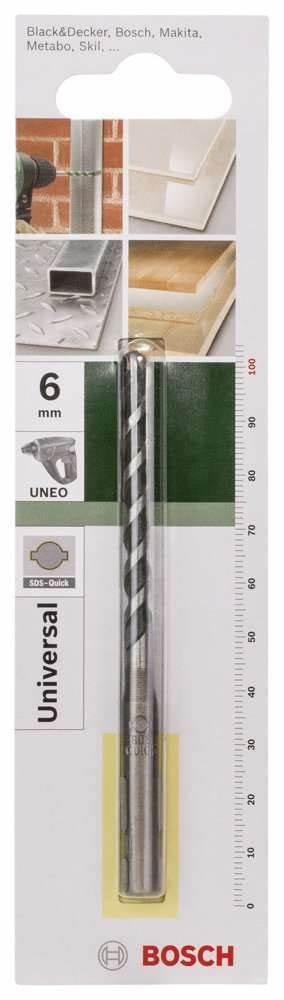 SDS-Q Çok Amaçlı Matkap Ucu 6*100 mm