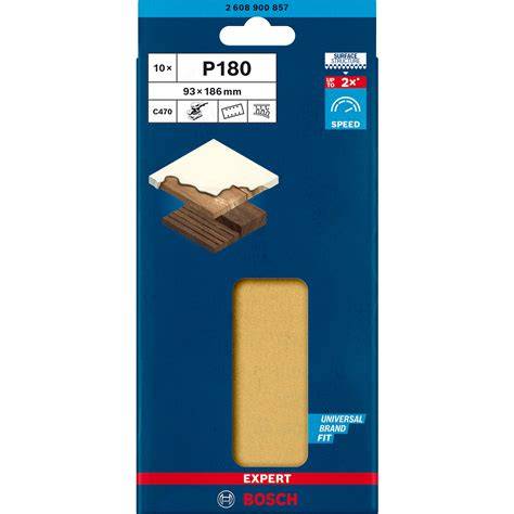 DIY Zımpara.93x185mm K180 8 D 10lu