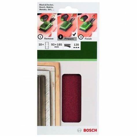 DIY Zımpara.Set93x185mmK60/120/180 Kl