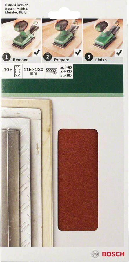 DIY 115*230 mm Velc.Zımp.14 D. 10lu Set