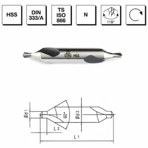 HSS DIN 333/A R   PUNTA MATKABI  2    MM