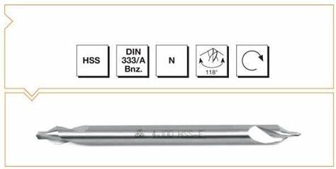 HSS DIN 333/A R   PUNTA MATKABI  2.5  MM