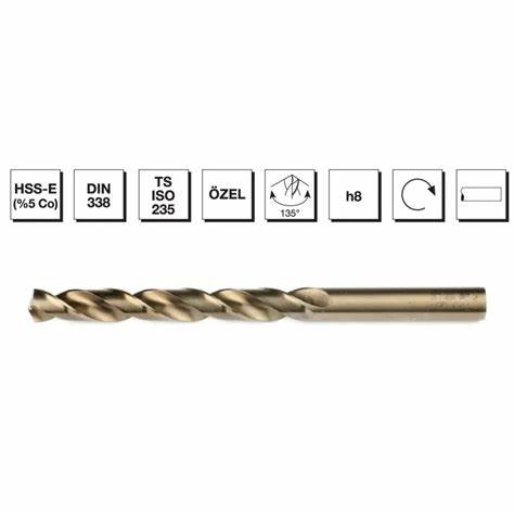 HSS DIN 338 MATKAP UCU 10’LU SET