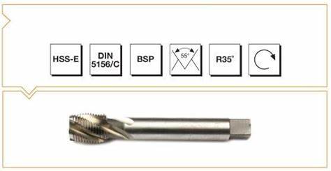 HSS-E DIN 5156/C  MAK.KLVZ.G 1/2"X14