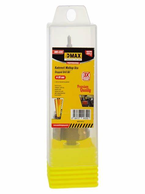 DMAX DMX4359 KADEMELİ MATKAP UCU 4-39 MM
