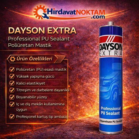 DAYSON POLİÜRETAN MASTİK 600 ML SİYAH