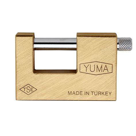 YUMA KAYAR MİLLİ ASMA KİLİT PİRİNÇ 79 MM YM-3079
