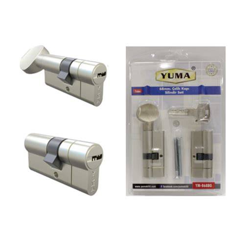 YUMA ÇELİK KAPI BAREL SETİ TZK. 68 MM SATEN B68BG