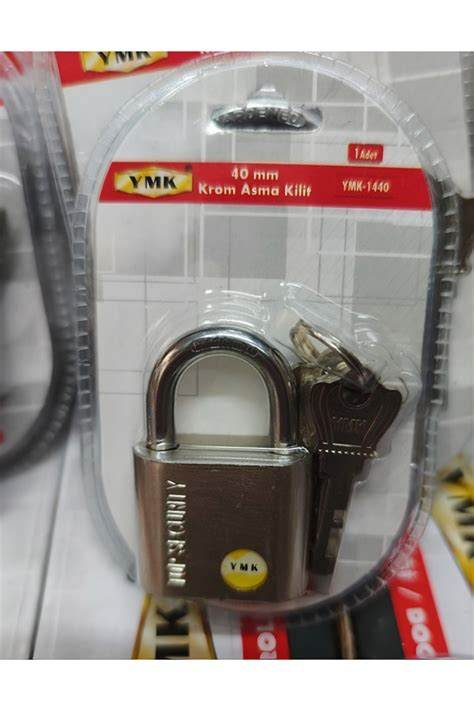 YMK ASMA KİLİT KROM 40 MM YMK-1440