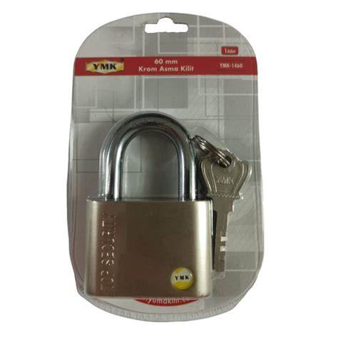YMK ASMA KİLİT KROM 60 MM YMK-1460