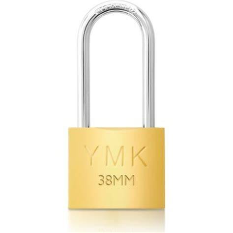 YMK ASMA KİLİT SARI UZUN 38 MM YMK-1238BL