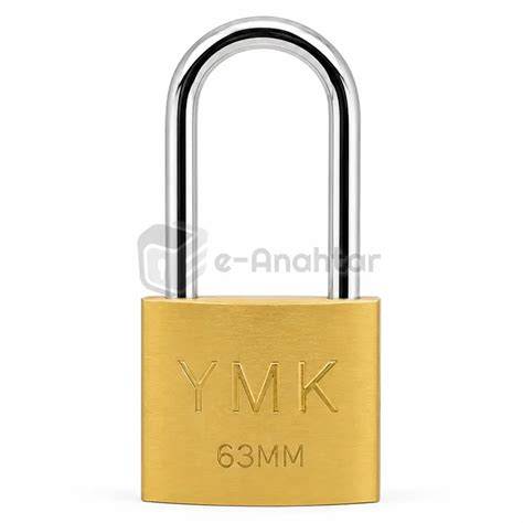 YMK ASMA KİLİT SARI UZUN 63 MM YMK-1263BL