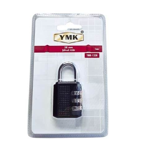 YMK ŞİFRELİ ASMA KİLİT 38 MM YMK-1338