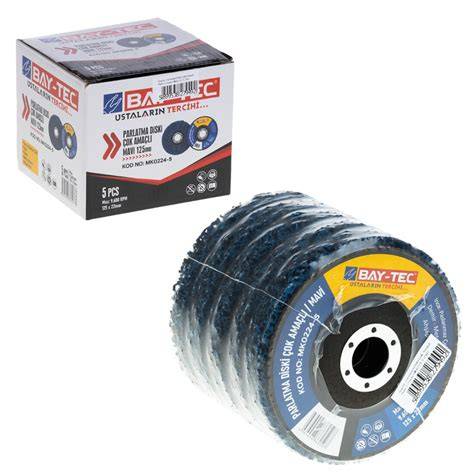 BAYTEC 0224-5 PARLATMA DİSKİ ÇOK AMAÇLI MAVİ 125MM