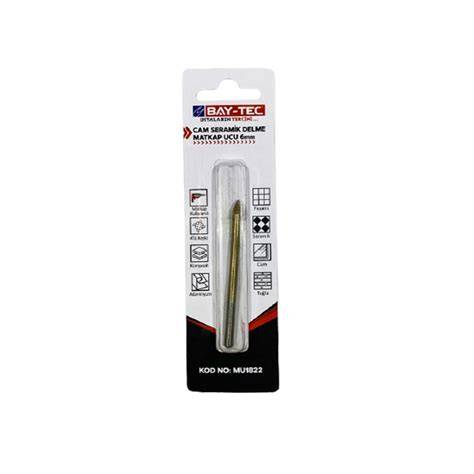 BAYTEC MU1822 CAM SERAMİK DELME MATKAP UCU 6 MM