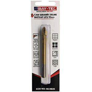 BAYTEC MU1826 CAM SERAMİK DELME MATKAP UCU 10 MM