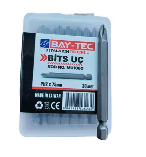 BAYTEC MU1860 BİTS UÇ PH2 75 MM