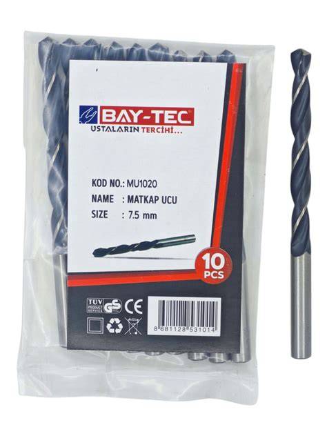 BAYTEC MU1020 HSS MATKAP UCU 7.5 MM
