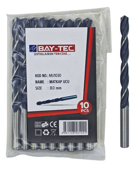 BAYTEC MU1030 HSS MATKAP UCU 8 MM
