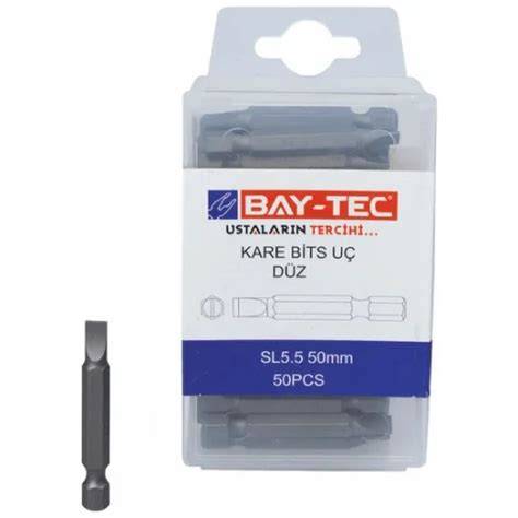BAYTEC MU2020 BİTS UÇ SLOT DÜZ 5.5X50 MM