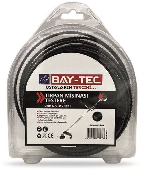 BAYTEC MK4741 TIRPAN MİSİNASI TESTERE 4.0MM X 32MT