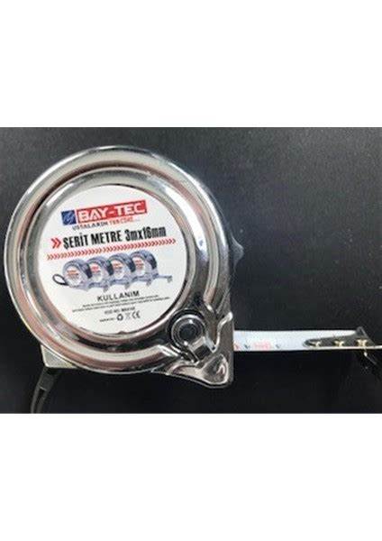 BAYTEC MK4145 ŞERİT METRE KROM 3X16 MT