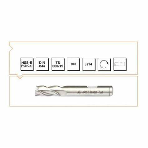 HSSE CO8 DIN 844/BN PAR.FRZ.  2  MM KISA