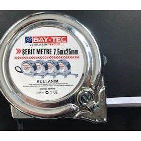 BAYTEC MK4148 ŞERİT METRE KROM 7.5X25 MT