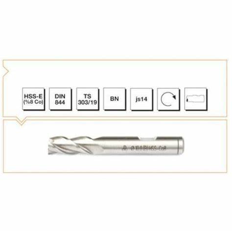 HSSE CO8 DIN 844/BN PAR.FRZ.  2.5MM KISA