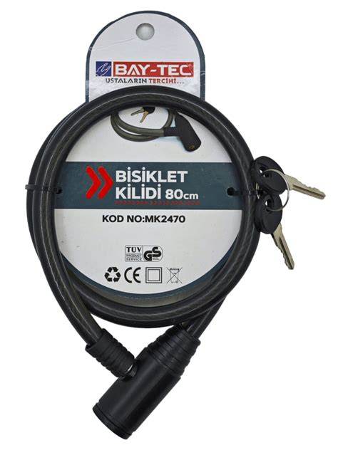 BAYTEC MK2470 BİSİKLET KİLİDİ 80 CM