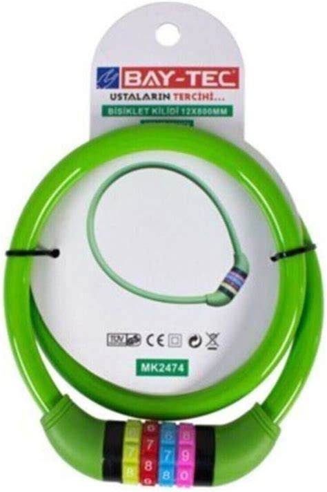 BAYTEC MK2474 BİSİKLET KİLİDİ ŞİFRELİ 80 CM