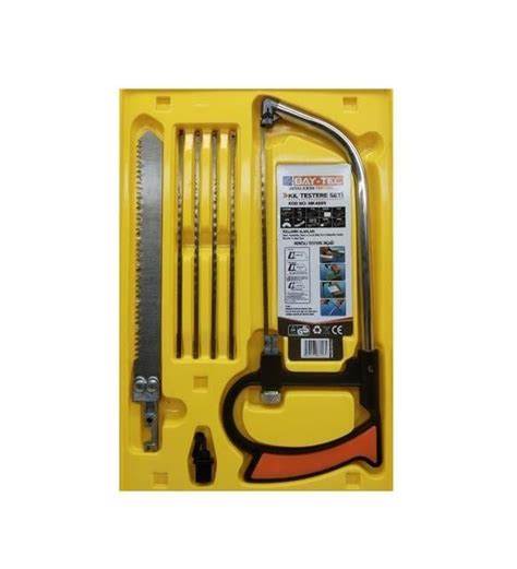 BAYTEC MK4699 KIL TESTERE SETİ 6 YEDEK AĞIZLI