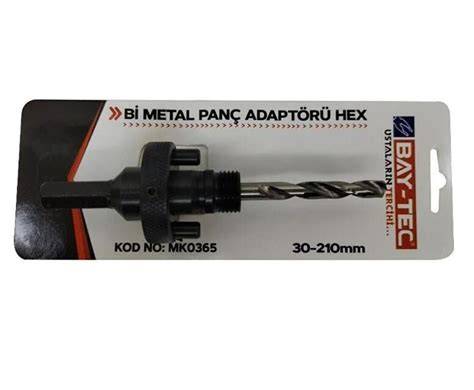 BAYTEC MK0365 Bİ-METAL PANÇ ADAPTÖRÜ HEX 30-210 MM